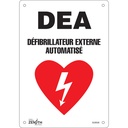 Enseigne «DEA» Plastique 7" x 10"