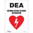 Enseigne «DEA» Vinyle 7" x 10"