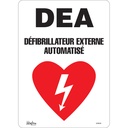 Enseigne «DEA» Vinyle 10" x 14"