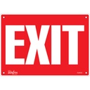 Enseigne «Exit» Plastique 10" x 7"