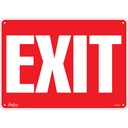 Enseigne «Exit» Plastique 14" x 10"
