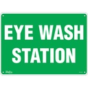Enseigne «Eye Wash Station» Plastique 14" x 10"