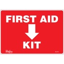 Enseigne «First Aid Kit» Vinyle 10" x 7"