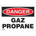 Enseigne «Gaz Propane» Vinyle 14" x 10"