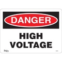 Enseigne «High Voltage» Vinyle 14" x 10"