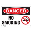 Enseigne «No Smoking» Plastique 10" x 7"