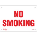 Enseigne «No Smoking» Plastique 10" x 7"
