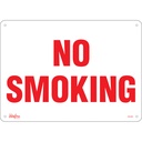 Enseigne «No Smoking» Plastique 14" x 10"