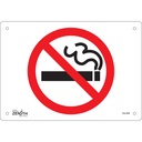 Enseigne «No Smoking» Plastique 10" x 7"