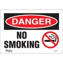 Enseigne «No Smoking» Vinyle 10" x 7"