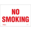 Enseigne «No Smoking» Vinyle 10" x 7"