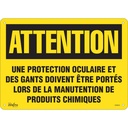 Enseigne «Protection Oculaire» Plastique 14" x 10"