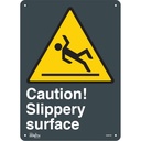Enseigne «Slippery Surface» Plastique 10" x 14"