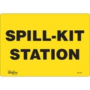 Enseigne «Spill Kit Station» Vinyle 10" x 7"