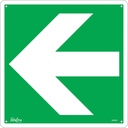 Enseigne de sécurité conforme à la CSA - Flèche Plastique 12" x 12"