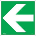 Enseigne de sécurité conforme à la CSA - Flèche Vinyle 12" x 12"