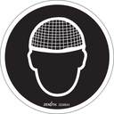 Enseigne de sécurité conforme à la CSA - Hair Net Required Vinyle 6" x 6"