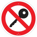 Enseigne de sécurité conforme à la CSA - Turn Off Engine Plastique 12" x 12"