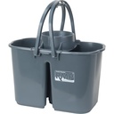 Seau et essoreuse pour vadrouille, Passoire, 3,75 gal. US (15 pintes), Gris