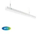 Réglette DEL 8' forme carrée 90W/80W/70W/60W sélectionnable 35/40/50K sélectionnable 120-347V