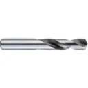 Foret pour perceuse diamètre #50 × tige 0,07″ × longueur totale 1‑11/16″ × longueur de goujure 11/16″ ; angle de pointe 135° ; acier rapide HSS Co8 ; fini brillant ; série D2148