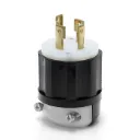 Prise mâle verrouillable 30 A 125/250V NEMA L14-30P 3P 4 fils noir/blanc