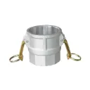 Raccord à came et rainure tye D 2" femelle à 2" NPT aluminium