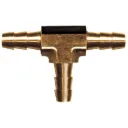 Raccord en laiton union en T pour boyau 3/8" ID