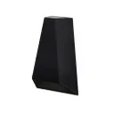 Luminaire mural DEL extérieur haut/bas 8W 3000K finition noire