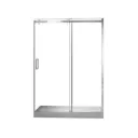 Porte de douche coulissante 48" chrome
