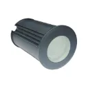 Encastré de sol 1-1/2" 1W 3CCT sélectionnable noir sablé