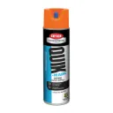Quik-Mark Peinture de marquage industrielle en aérosol inversée à base d'eau orange fluorescent 17oz