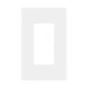 Plaque décorative sans vis 1-groupé blanche