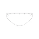 Visière de sécurité polycarbonate à ajustement universel épaisseur .06"