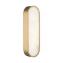 Marblestone Applique murale DEL 16" 12W 3CCT sélectionnable 120V Étain doré et albâtre