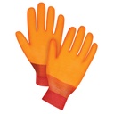 Gants doublés pour l'hiver taille Grand/9 PVC poignet Poignet en tricot doublure Molleton de mousse