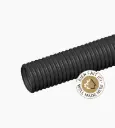 Tuyau de drain non-perforé noir 4" x 45m