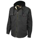 WS03 Chemise-manteau en duck doublée sherpa