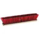 Balai-brosse 24" fibres en polystyrène ferme, bloc de bois