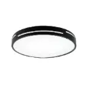 Samuel Plafonnier en surface rond 15-3/4" DEL 36W 2880lm 3-CCT ajustables fini noir
