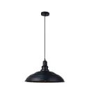 Retro Luminaire suspendu noir