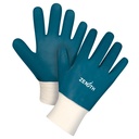Gants à poignet en tricot de poids lourd taille T-Grand/10 Coton paume enduite de Nitrile doublure Coton
