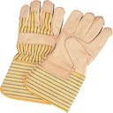 Gants d'ajusteur à paume sèche d'usage standard taille Grand poignet Manchette doublure Coton