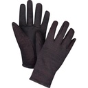 Gants de jersey taille Grand poignet À enfiler doublure Molleton rouge