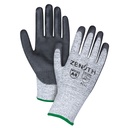 Gants élastiques sans coutures résistants à la coupe taille Moyen/8 PEHP paume enduite de Polyuréthane
