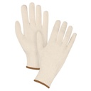 Gants en tricot d'usage standard taille Grand Poly/coton paume enduite de Sans revêtement