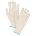 Gants en tricot d'usage standard taille T-Grand Poly/coton paume enduite de Sans revêtement
