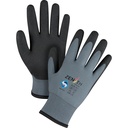 Gants enduits de première qualité ZX-30° taille T-Grand/10 Nylon paume enduite de PVC doublure Acrylique