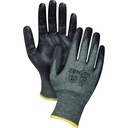 Gants légers et haute dextérité résistants à la coupe taille T-Grand PEHP/Nylon/Spandex paume enduite de Mousse de nitrile