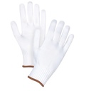 Gants tricotés sans couture taille Grand Polyester paume enduite de Sans revêtement